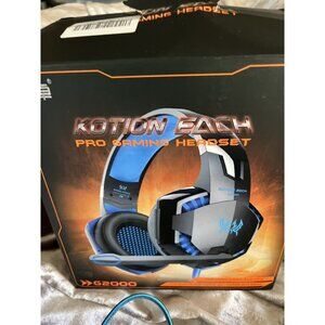 Kotion Eqch G2000 Gaming Headset USED in Great Condition NEW OPEN BOX , SEE PICS